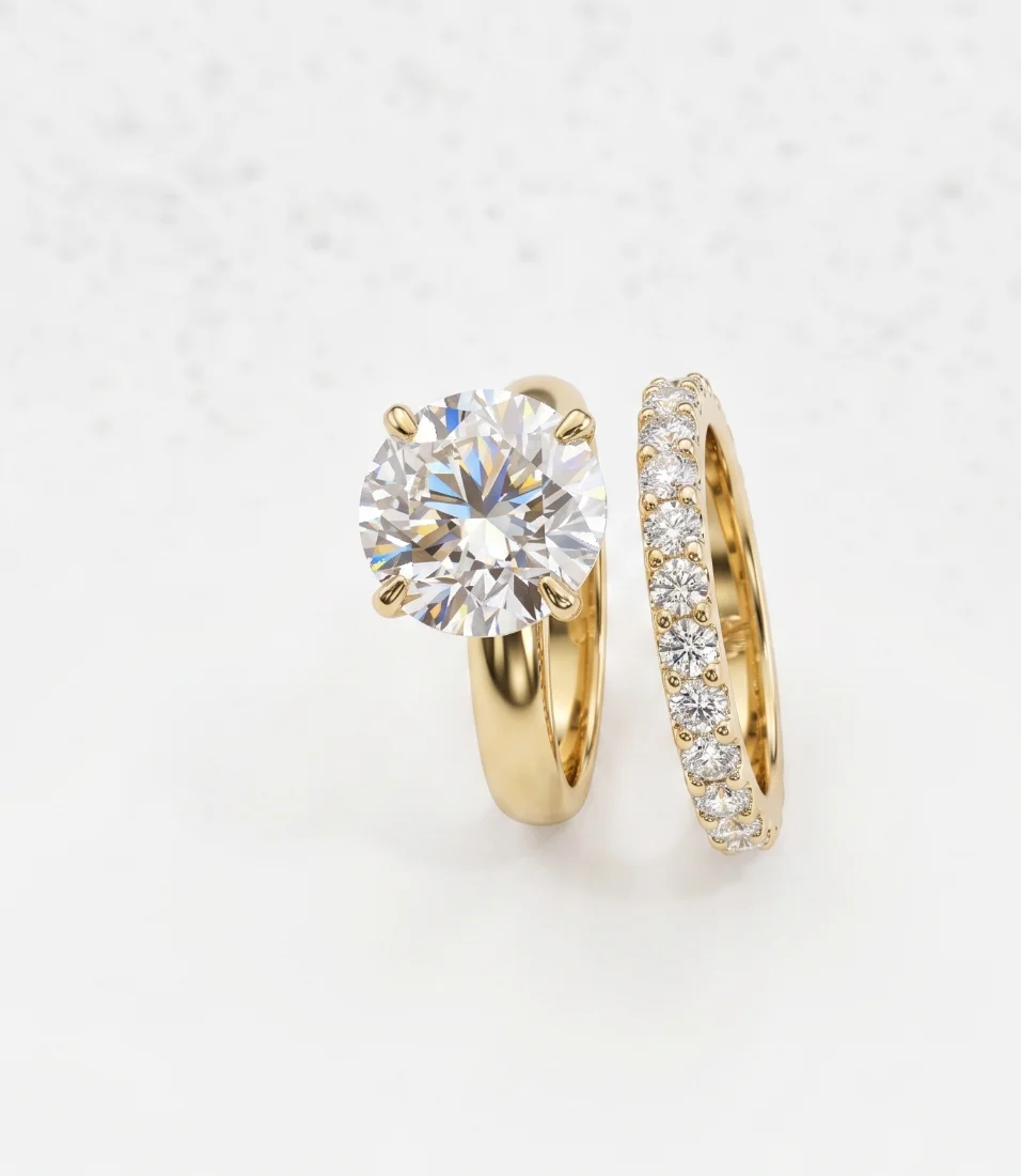 Solitaire & Eternity Set - The ring that starts forever